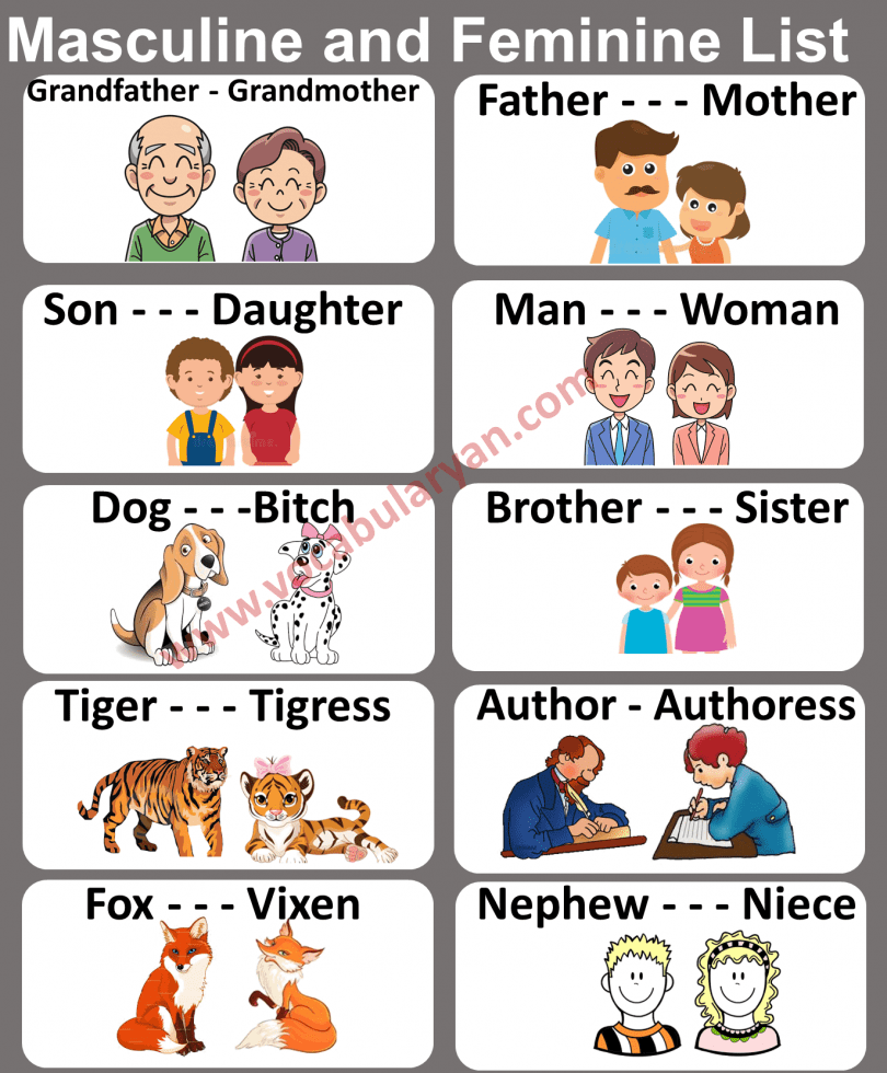 masculine-and-feminine-gender-list-in-english-vocabularyan