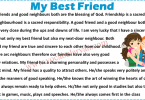 My Best Friend Essay for Class 3 with PDF