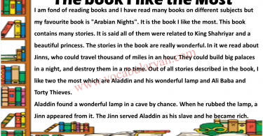 My Favourite Book Essay for Class 4 in English