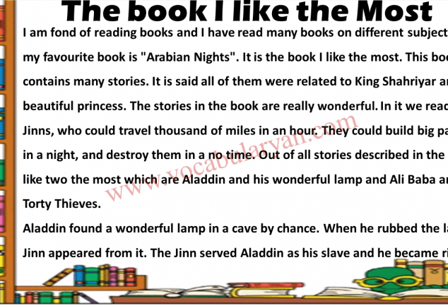 My Favourite Book Essay For Class 5 In English Archives VocabularyAN