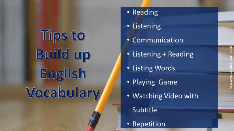10-Secret Tips for Memorizing English Vocabulary on Fingertips