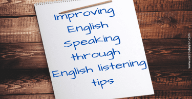 Improve English Speaking through English Listening