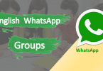 English What's App Groups