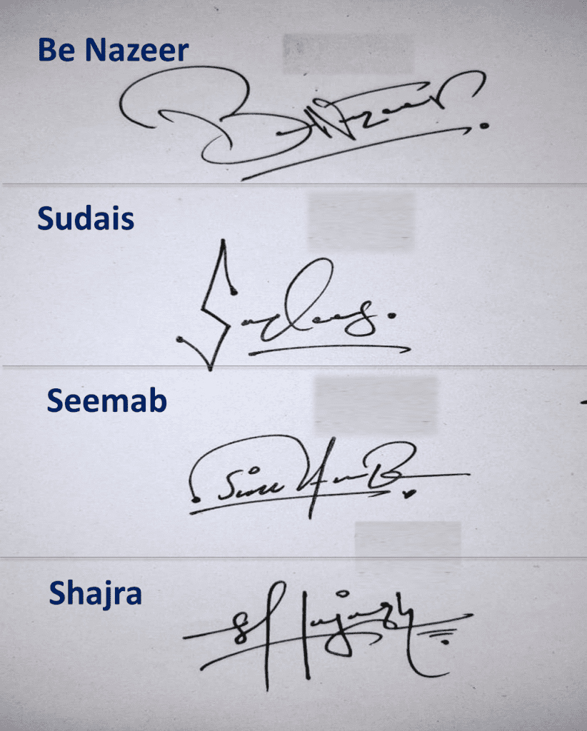 Pakistani Name Best Signature Style