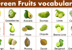 50 + Green Fruits Names List with Pictures