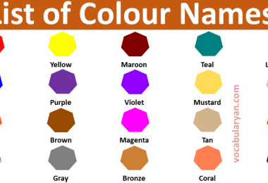 List of Colors with Color Names Archives – VocabularyAN