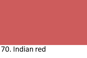 Indian red