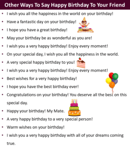 150+ Different ways to wish “Happy Birthday – VocabularyAN