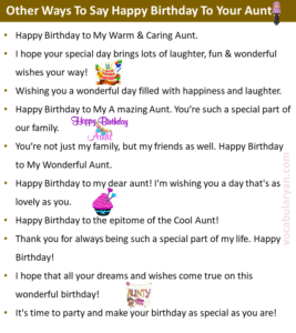 150+ Different ways to wish “Happy Birthday – VocabularyAN