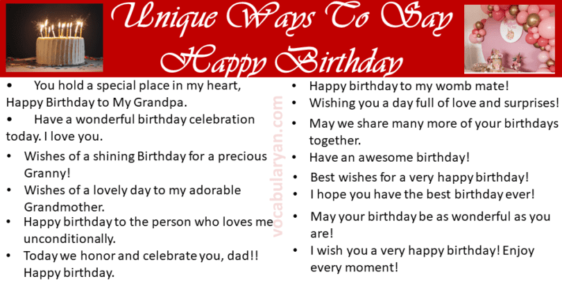 150+ Different ways to wish “Happy Birthday