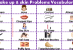 Words Related To Makeup And Skin Problems