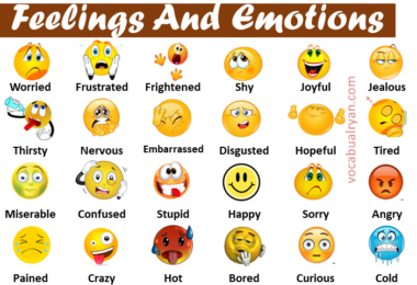 List Of Feelings And Emotions With Definitions Archives – VocabularyAN