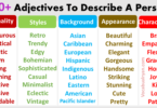 150+ Adjectives To Describe A Person