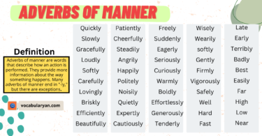 Adverbs of Manner in English Grammar
