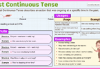 Past Continuous Tense use in grammar sentence